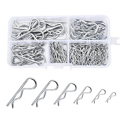 100Pcs Splinte Federstecker 2mm, R-Clips Splint Sortiment Verzinkt, Federsplinte Sicherungssplinte Set mit Sortimentskasten, Kohlenstoffstahl Hitch Pin für Autos Mechaniker 6 Größe 100Pcs Splinte Federstecker 2mm, R-Clips Splint Sortiment Verzinkt, Federsplinte Sicherungssplinte Set mit Sortimentskasten, Kohlenstoffstahl Hitch Pin für Autos Mechaniker 6 Größe von Kioiner