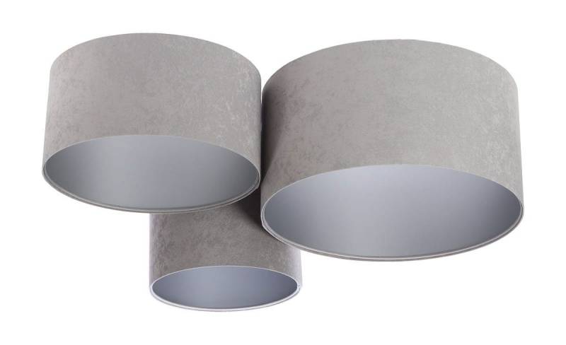 Kiom Deckenleuchte PlaMian grey & silver Ø 91cm, für wechselbare Leuchtmittel, Leuchtmittel nicht inklusive, Leuchtmittel abhängig von Kiom
