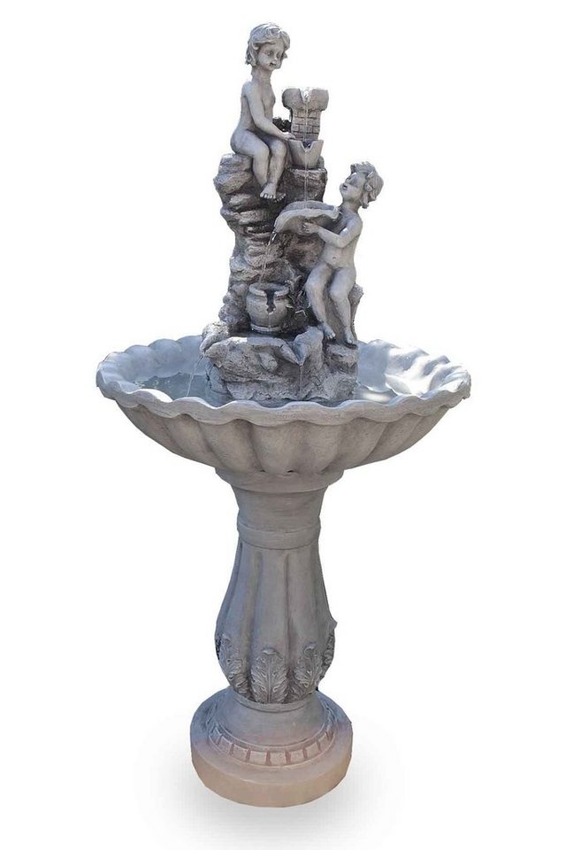 Kiom Gartenbrunnen Springbrunnen Figurenbrunnen FoFiglioletti 106 cm, 50 cm Breite von Kiom