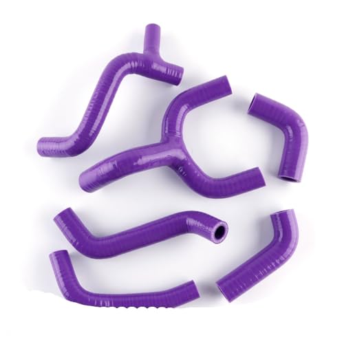 1set for SMS 630 TE630 2010 2011 Hohe Leistung Motorrad Kühler Schläuche Kit Silikon Rohre Rohre SMS630 6pcs(PURPLE) von KiooS