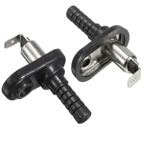 Fensterschalter 2 Stück Universal-justierbares Auto-Motor-LKW-Boot Licht Hood Tür Alarm Bonnet Schalter Pin Kunststoff und Metall Autoteile(2 pcs) von KiooS