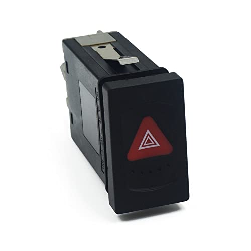 Fensterschalter Warnlampe Gefahrenlicht Button Switch/Compatible With Vw. Pasat B5 99-05# 3B0 953 235D / 3B0 953 235B Autoteile von KiooS