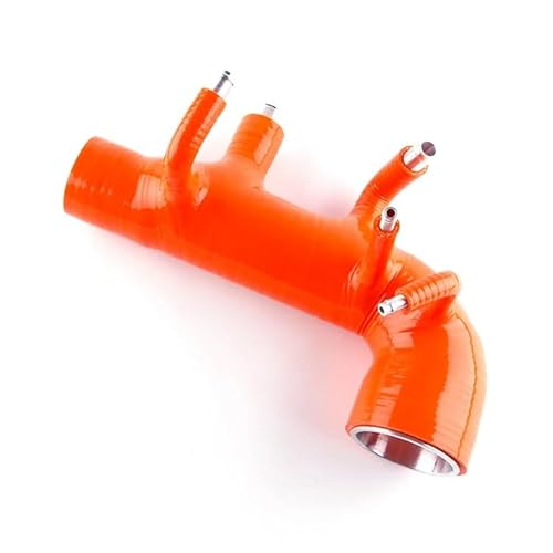 For 2000-2008 EJ20 kompatibel mit Subaru WRX STI Impreza GDB GDA 2.0L Vers 7/8/9 Turbo 2001 2002 2003 Ansaugschlauch Silikonschlauch 1 Stück 10 Farben(Orange) von KiooS