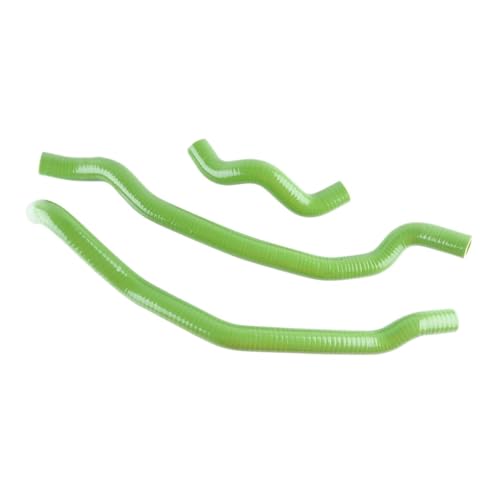 Kompatibel mit Vinson 500 LTA500F 4x4 2002-2007 2003 2004 2005 2006 ATV Kühler Kühlmittel Schläuche Silikon Schlauch Kit 3 stücke 10 Farben(Green) von KiooS