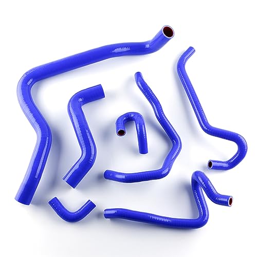 Silikon-Kühlerschlauch-Set for Accord20 SiR-T F20B CF4 CL1 97–00 (7 Stück)(Blue) von KiooS