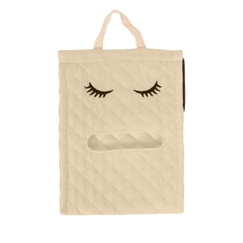 Kioriur Toilettenpapierrollenabdeckung – Toilettenpapierhalter aus Baumwolle in Form von süßen Wimpern für Badezimmer | Toilettenpapierhalter, passt unter das Waschbecken, von Kioriur