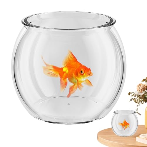 Kleines Aquarium, kleines Aquarium, Beta-Fisch, klar | Fish Compact Fish Aquatic Animal Light Light für Tisch oder Schreibtisch von Kioriur