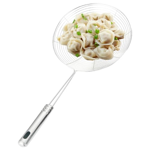 Küchensieb - Küchensieb aus feinmaschigem Edelstahl, Ölsieb zum Frittieren | Drahtgeflecht Löffel für Spinnensieb, Nudelsieb zum Aufhängen Küchensieb - Küchensieb aus feinmaschigem Edelstahl, Ölsieb zum Frittieren | Drahtgeflecht Löffel für Spinnensieb, Nudelsieb zum Aufhängen von Kioriur