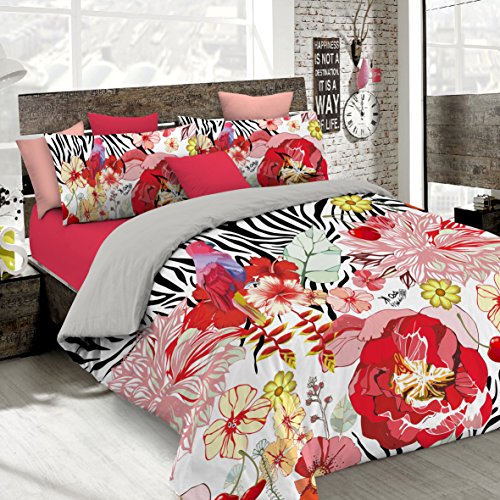 Italian Bed Linen Set Ki-Osa by Matteo Bosio Bettwäsche, Baumwolle, Kiolm03, 160 x 190 cm von Italian Bed Linen