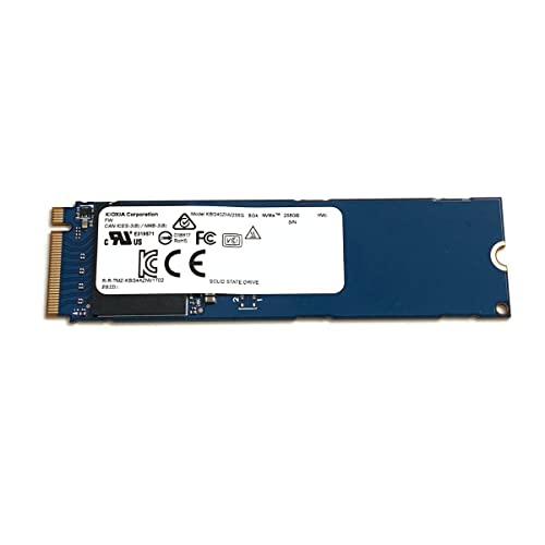 KIOXIA SSD 256 GB BG4 M.2 2280 NVMe PCIe Gen3 x4 KBG40ZNV256G L57447 Solid State Drive für Laptop Desktop Ultrabook PS5 Konsole von KIOXIA