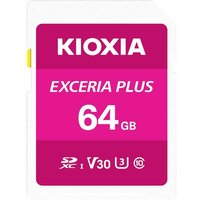 Kioxia EXCERIA PLUS SDXC-Karte 64GB UHS-I, v30 Video Speed Class von Kioxia