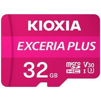 Kioxia EXCERIA PLUS microSDHC-Karte 32GB A1 Application Performance Class, UHS-I, v30 Video Speed Cl Kioxia EXCERIA PLUS microSDHC-Karte 32GB A1 Application Performance Class, UHS-I, v30 Video Speed Cl von Kioxia