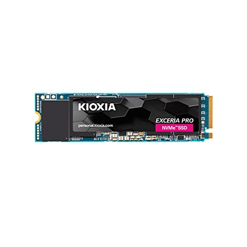KIOXIA Exceria Pro 1 TB Disco SSD 7300MB/S NVMe PCIe 4.0 M.2 Gen4 Negro von KIOXIA