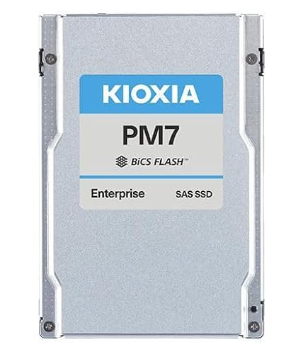 Kioxia PM7-V Series KPM7VVUG6T40 - SSD - Enterprise, Mixed Use - verschlüsselt - 6400 GB - intern - 2.5" (6.4 cm) - SAS 24Gb/s - Self-Encrypting Drive (SED) von KIOXIA