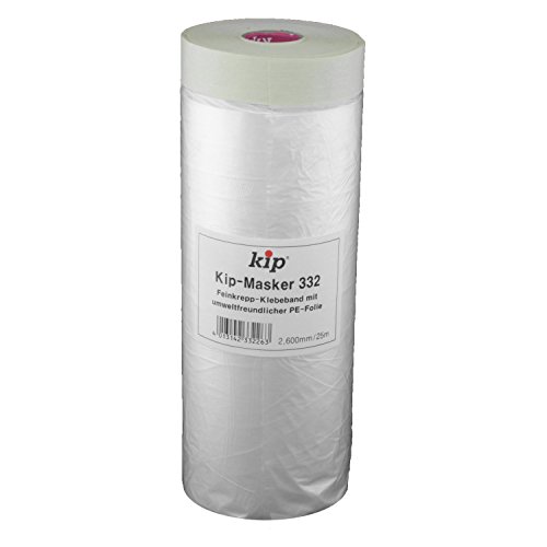 KIP 332 Masker für innen, 25 m lang, Folienhöhe 2,60 m, 1 Rolle von Kip