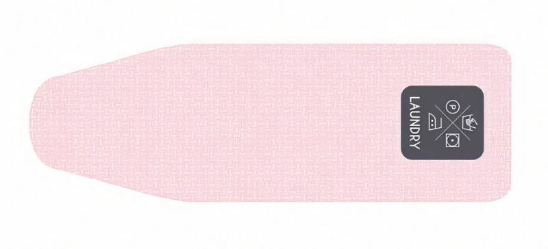 Kipit Bügelbrettbezug BÜGELBRETTBEZUG Muleton 140x50cm Bügeltischbezug Bezug (Rosa-19), Bügelbrett mit Zugkordel Schaumstoffpolsterung Vintage Look Bügeltisch von Kipit