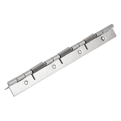 FEDERSCHARNIER FEDER ÖFFNEND A=40, B=240, FORM:B MIT BOHRUNG, EDELSTAHL BLANK von Kipp
