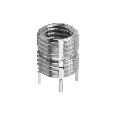 GEWINDEEINSATZ SELBSTSICHERND, INNEN- UND AUSSENGEWINDE, M12 M16X1,5, EDELSTAHL PASSIVIERT von Kipp