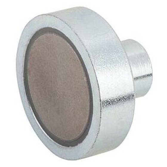 KIPP - MAGNET FLACHGREIFER M05, D=32 ±0,20, H1=15,5, FORM:B, SMCO, RUND, KOMP:STAHL von Kipp