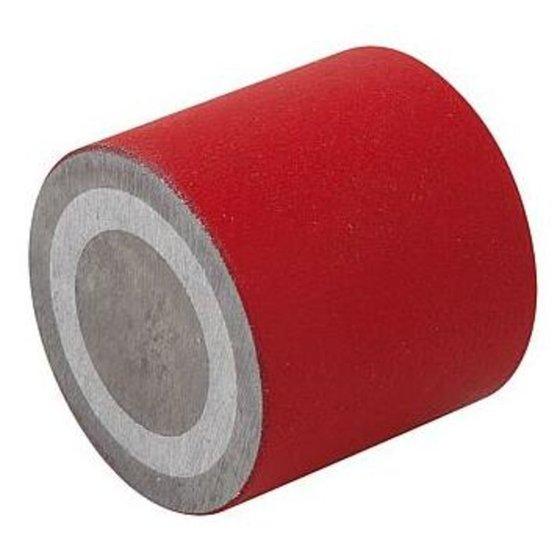 KIPP - MAGNET TOPFMAGNET D1=M12 ALNICO, RUND, ROT, D=65 von Kipp