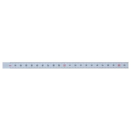 KIPP - Maßband, selbstklebend 5000 x13mm, vertikal, weiß, Nullpunkt oben von Kipp