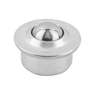 KUGELROLLE GEHÄUSE, FORM:C STAHL, KOMP:EDELSTAHL von Kipp
