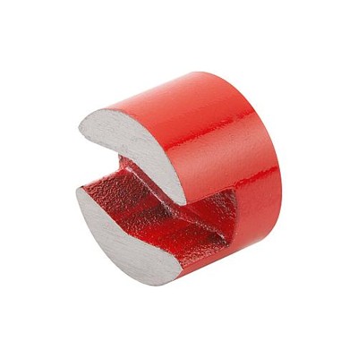 MAGNET KNOPFMAGNET ALNICO, ROT, RUND, D1=7, D=32 von Kipp