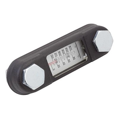 ÖLSTANDSANZEIGER FORM:B MIT THERMOMETER 156X31X24,5, L1=127, D1=M10, STAHL von Kipp