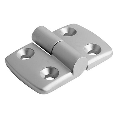 SCHARNIER AUSHÄNGBAR, LINKS 97X48, ALUMINIUM MATT VERNICKELT + CHROMAT., KOMP:EDELSTAHL, A1=27,5, A2=27,5, SCHARNIER AUSHÄNGBAR, LINKS 97X48, ALUMINIUM MATT VERNICKELT + CHROMAT., KOMP:EDELSTAHL, A1=27,5, A2=27,5, von Kipp