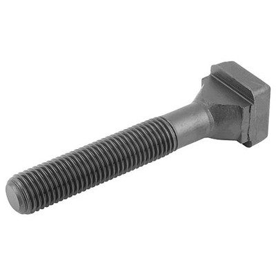 SCHRAUBE FÜR T-NUT DIN787 D1=M12X100, L=160, VERGÜTUNGSSTAHL SCHWARZ von Kipp