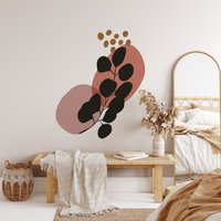 Abstrakte Wandtattoos in Boho-stil Für Kinderzimmer, Wandtattoo Blumen, Große Wandtattoo, Blume, Kinderzimmer von KiraArtDecals