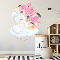 Baby & Kinder Wandtattoo Hase, Wandsticker Wanddeko Hase von KiraArtDecals