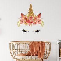 Einhorn Wandtattoo, Wandtattoo Einhorn, Kinderzimmer Dekor, Bestseller, Dekor Mädchen, Mädchenzimmer von KiraArtDecals