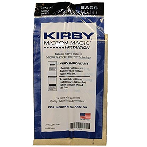 Kirby Generation, G4, G5 Papier Staubbeutel 9 Pack 197394 A von Kirby