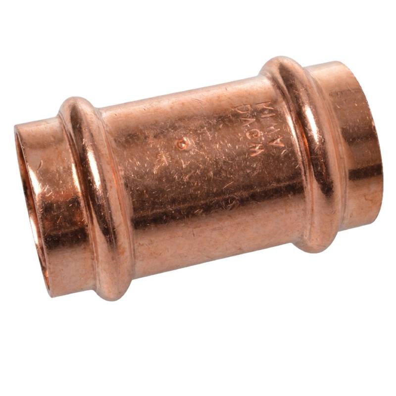 Kirchhoff CU-Doppelmuffe 2 Muffen Blank 15 mm 10 Stück von Kirchhoff