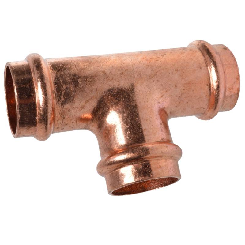 Kirchhoff CU-T-Stück 3 Muffen Blank 15 mm 10 Stück von Kirchhoff