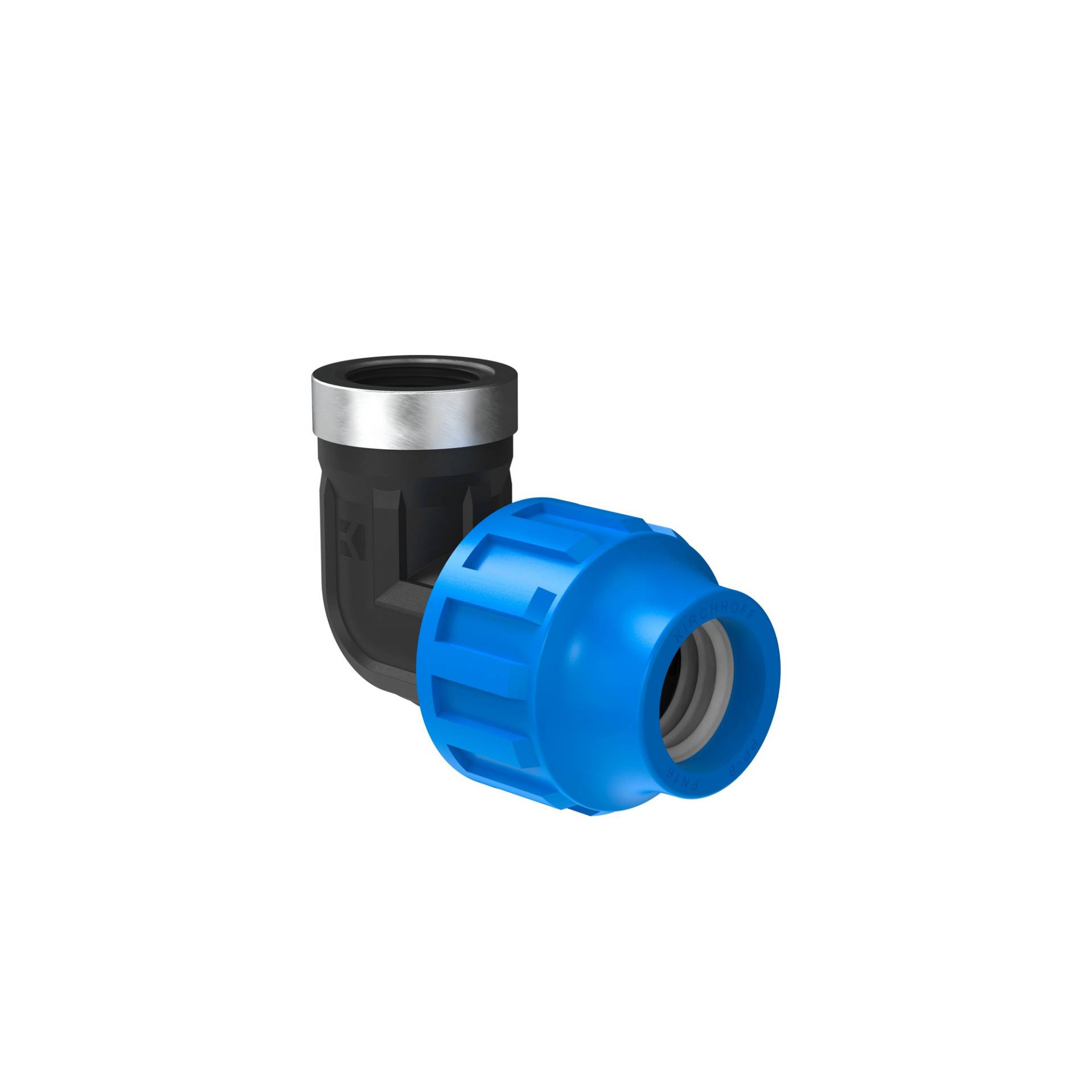 Kirchhoff HDPE-Winkelverschraubung 90° 20 mm x 1/2" IG Kirchhoff HDPE-Winkelverschraubung 90° 20 mm x 1/2" IG von Kirchhoff