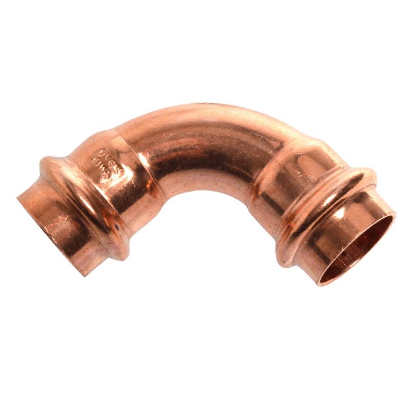 Kirchhoff Kupferrohrbogen 90° blank Ø 15 mm, 2 Muffen Kirchhoff Kupferrohrbogen 90° blank Ø 15 mm, 2 Muffen von Kirchhoff