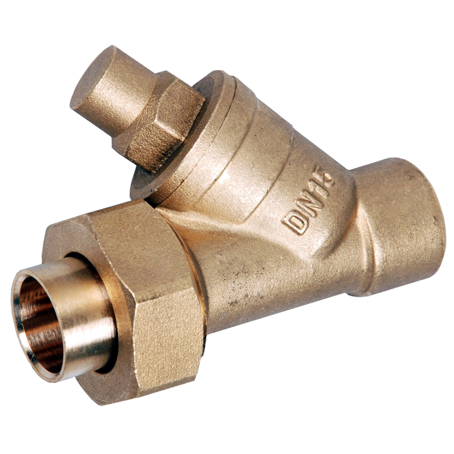 Kirchhoff Rückschlagventil Messing 15 mm x 15 mm x 21 mm (1/2 ZollAG) von Kirchhoff