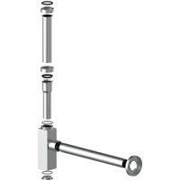 Kirchhoff Siphon "Design-Siphon" Flaschensiphon, Wandrohr 30cm, Chrom, 1 1/4" x 32 mm von Kirchhoff