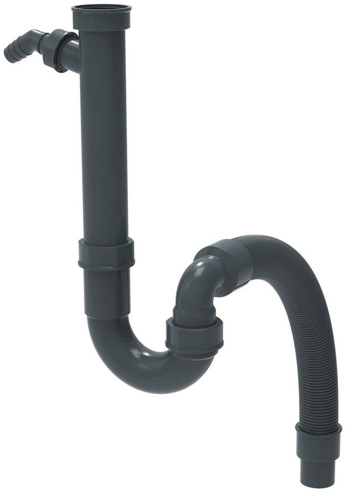 Kirchhoff Siphon KS Flex-Spülen-Röhrensiphon ECO-SAVE, (Set), 1 1/2 x 3/4"T x 40/50 mm, mit Geräteanschluss" von Kirchhoff