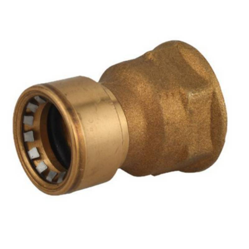 Kirchhoff Übergangsmuffe Messing blank 15 mm x 1/2" Innengewinde von Kirchhoff