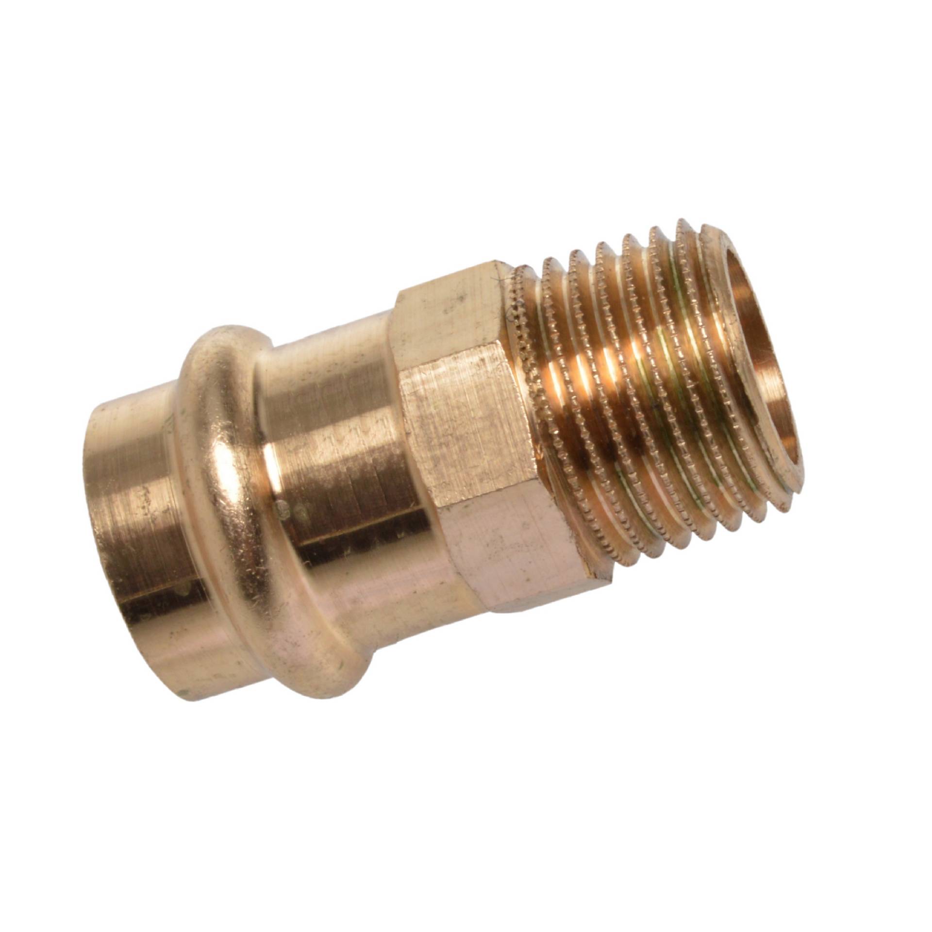 Kirchhoff Übergangsnippel Rotguss blank Ø 15 mm x 1/2" AG, 1 Muffe Kirchhoff Übergangsnippel Rotguss blank Ø 15 mm x 1/2" AG, 1 Muffe von Kirchhoff