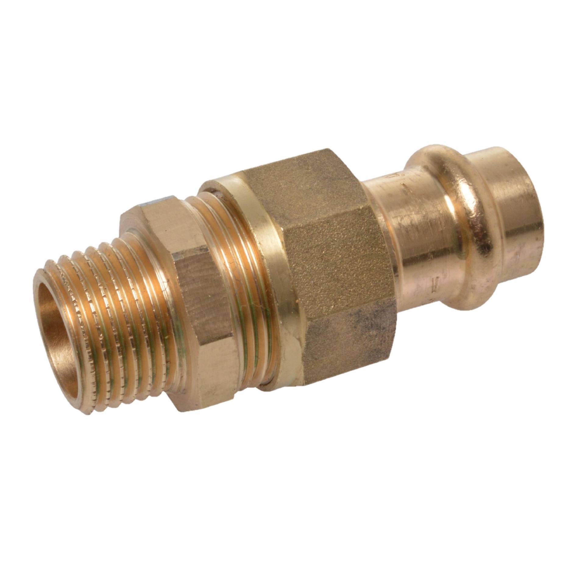 Kirchhoff Verschraubung Rotguss blank Ø 15 mm x 1/2" AG, flachdichtend, 1 Muffe Kirchhoff Verschraubung Rotguss blank Ø 15 mm x 1/2" AG, flachdichtend, 1 Muffe von Kirchhoff