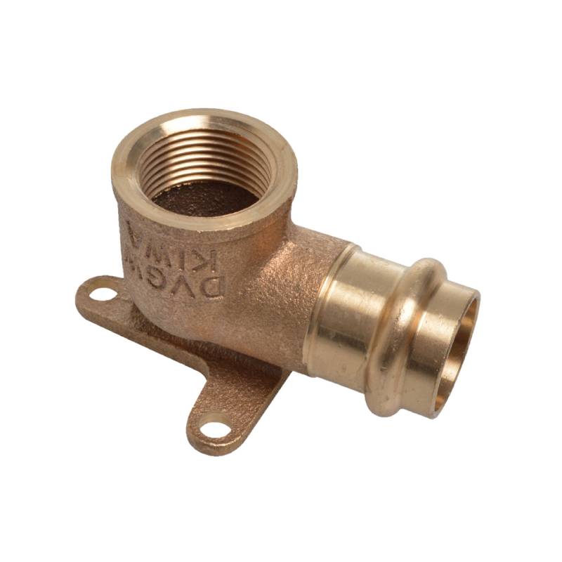 Kirchhoff Wandscheibe Rotguss blank Ø 15 mm x 1/2" IG, 1 Muffe von Kirchhoff