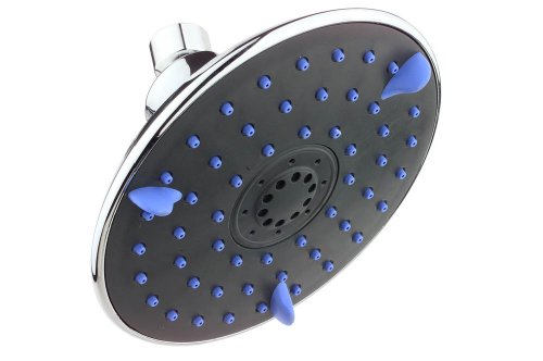 Kopfbrause Pure Rain Palau | Mit Schmutzfangsieb | 72 Düsen | 15 cm | 5 Strahlarten | Antikalk-Funktion Verchromt von Kirchhoff
