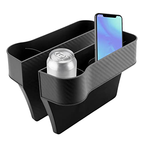 Kirdume 2 Stück Autositz Lückenfüller - Autositz Lücken Organizer - Auto Organizer Vordersitz - Autositz Aufbewahrungsbox Aus PU Leder Mit Getränkehalter – Multifunktionale Autositz Aufbewahrungsbox Kirdume 2 Stück Autositz Lückenfüller - Autositz Lücken Organizer - Auto Organizer Vordersitz - Autositz Aufbewahrungsbox Aus PU Leder Mit Getränkehalter – Multifunktionale Autositz Aufbewahrungsbox von Kirdume