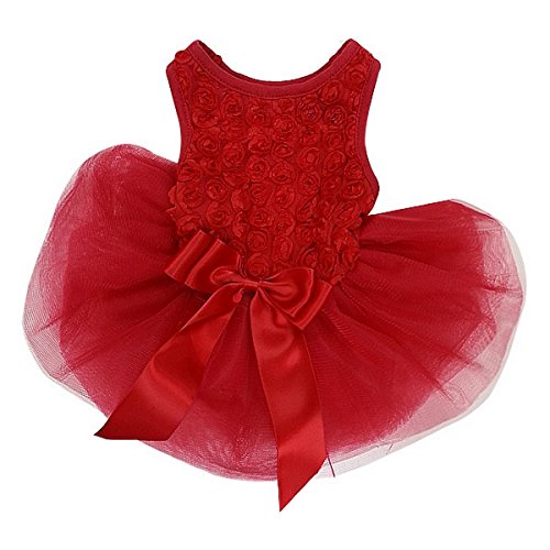 Kirei Sui Rosetten Hundekleid Hundekleid klein rot Kirei Sui Rosetten Hundekleid Hundekleid klein rot von Kirei Sui