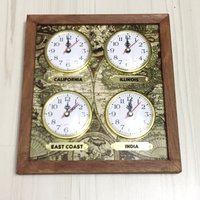 4 Zone Uhr Mit Alter Landkarte. Sie Können Den Gewünschten Namen, Die Gewünschte Region Oder Stadt Drucken. Zeitzonen Uhr. Mehrzonenuhr 4 Zone Uhr Mit Alter Landkarte. Sie Können Den Gewünschten Namen, Die Gewünschte Region Oder Stadt Drucken. Zeitzonen Uhr. Mehrzonenuhr von KirpiArt