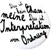 Button, Magnet, Taschenspiegel Oder Flaschenöffner, Chaos von KirschbluetenTsunami